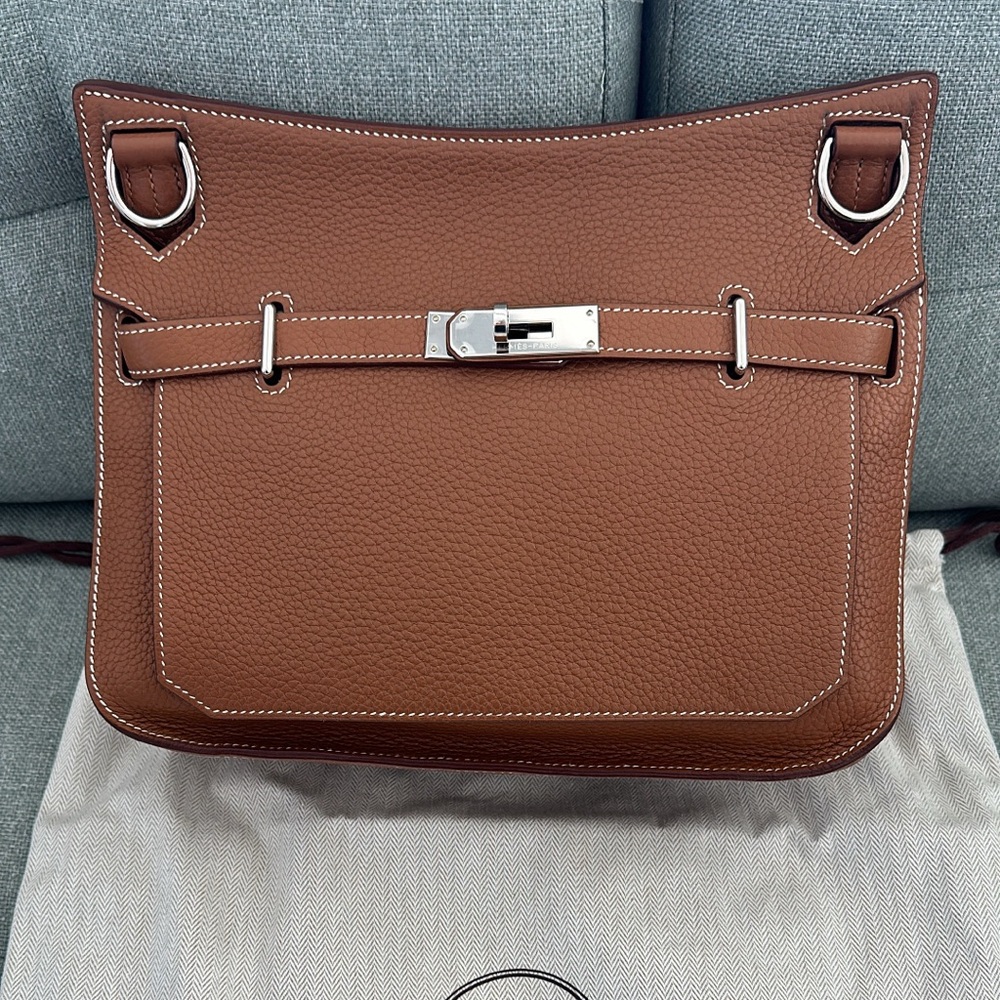 Hermes Jypsiere 28 in Gold Clemence with PHW